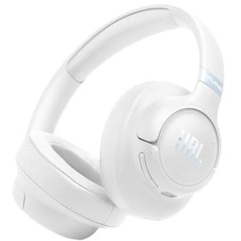 Auriculares Inalámbricos JBL Tune 780NC Blanco con Cancelación de Ruido Adaptativa y Bluetooth