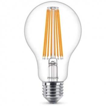 Philips bombilla LED estándar de filamento, efecto vintage, casquillo gordo E27, 11 W equivalentes a 100 W en incandescencia, 1521 lúmenes