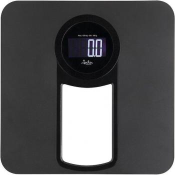 Báscula de Baño Digital con Plataforma de Vidrio Negra