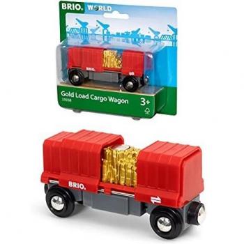 BRIO Vagón de mercancías con carga de oro