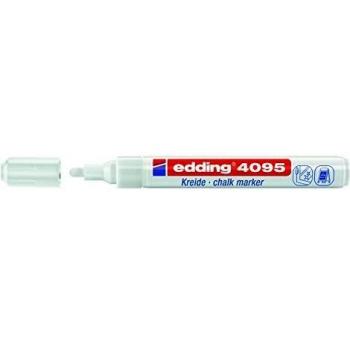 Marcador de Tiza Edding 4095 Blanco Punta Redonda 2-3 mm Blister