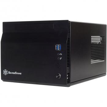 SilverStone SST-SG06BB-Lite - Carcasa de ordenador compacta cubo Sugo Mini-ITX, negro