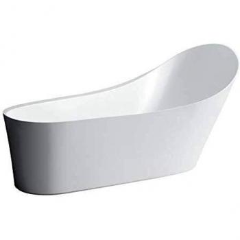 Bañera independiente Laufen Palomba, 1835 x 960 mm, blanca, con iluminación subacuática y control por sensor