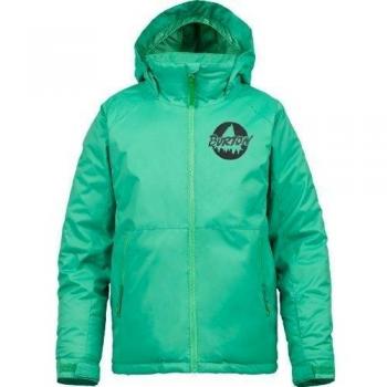 Burton Snowboardjacke Boys Amped Jacket - Chaqueta de esquí para niño, color verde, talla XL