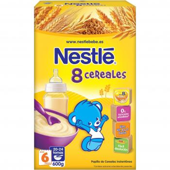 NESTLÉ Papilla 8 cereales - Alimento para Bebés