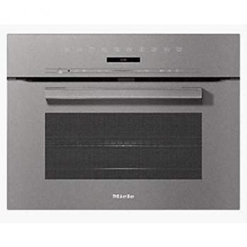 Horno compacto Miele H 7240 BM con microondas, 43 l, gris grafito, DirectSensor S