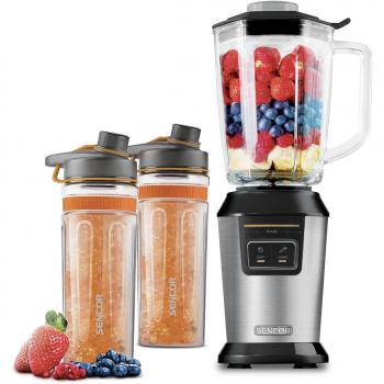 Licuadora de Smoothies SENCOR SBL 7550SS, 800W, 0,9L, Plata
