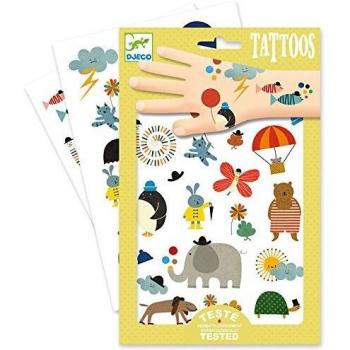 Tatuajes Temporales Cosas Bonitas - Set de 2 Hojas