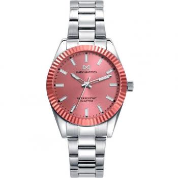 Reloj Mark Maddox Mujer Shibuya MM1000-77 Analógico Cuarzo Acero Inoxidable Rosa