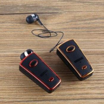 Auricular Bluetooth Clip-on Retráctil Akz-q3 para Smartphone