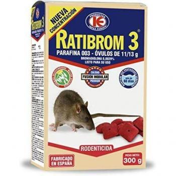 Ratibrom 3 parafina en Óvulos - 300 gr