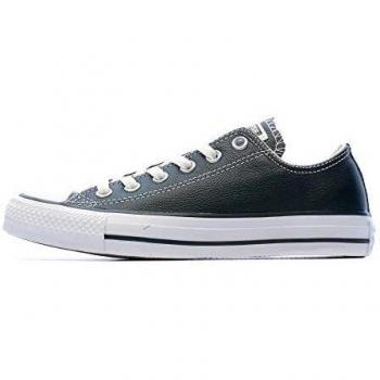 Converse Chuck Taylor All Star Baja Piel Unisex Zapatillas Casual Negras