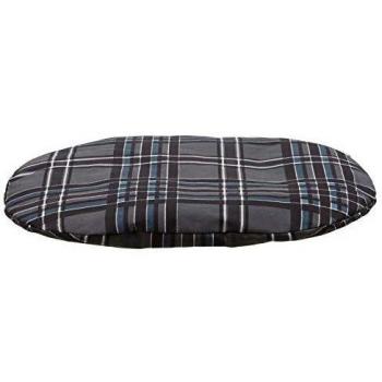 Trixie Scoopy Oval Dog Cushion, 44 x 31 cm, Grey/Anthracite