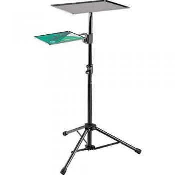 K&M 12150 Adjustable Laptop Stand and Mouse Rest, 27.95-47.64 Height, Black