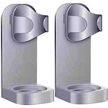 MECO ELEVERDE (2PCS Soporte de Cepillo de Dientes Eléctrico Pegado Infantil/Adulto Colgador Adhesivo montado en Pared Soporte de Baño Estante Plástico de Almacenamiento de Cepillos de Dientes