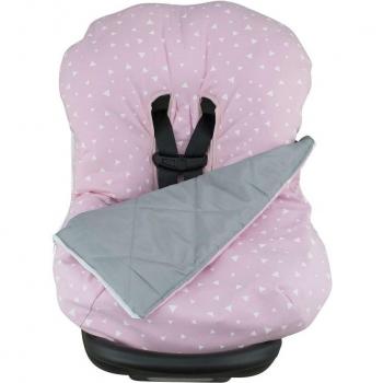 Jyoko Funda y Saco Universal de Algodón para Silla de Coche y Portabebés Maxi-Cosi Grupo 0 Pink Sparkles