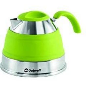 Outwell Kessel 1,5 L Collaps - Set de Cocina para Acampada, Color Verde, Talla 14.5 x 16.5 cm, 1.5 litros