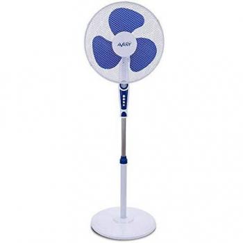 Ventilador de pie | Avant | Ventilador Oscilante 45W con 3 velocidades | Altura regulable | Ventilador con Rejilla de nido de abeja | Altura 40cm | Base redonda.