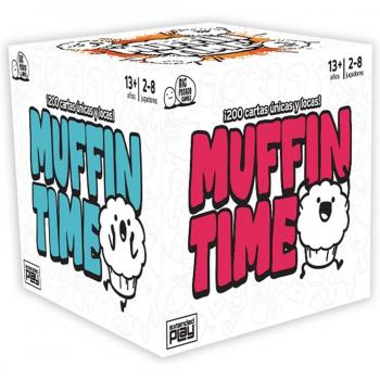 Juego de mesa Muffin Time Extended Play - Juego de cartas, para 2 a 8 jugadores, duración aproximada de 30-60 minutos, incluye cartas ilustradas, reglas sencillas, temática humorística y expansión con nuevos personajes y mec