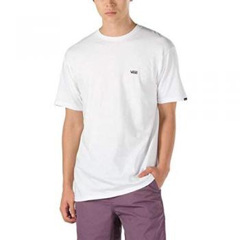 Vans Left Chest Logo Classic Fit T-Shirt - White/Black XXL