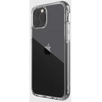 X-Doria Estuche de Vidrio Defense 360x para iPhone 11 Pro, Cobertura Frontal y Posterior Completas, Estuche Resistente a Las rayaduras de 2 Piezas, Marco de Goma y Vidrio Templado