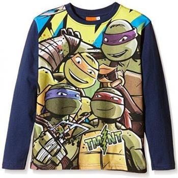 Nickelodeon Camiseta Tortugas, Marino, 6 para Niños