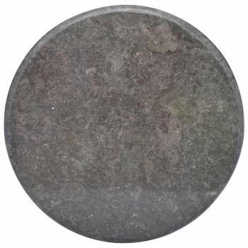 vidaXL Table Top Black Ø60x2.5 cm Marble