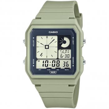 Casio POP Digital Quartz Watch LF-20W-3A with Resin Strap - Unisex Black