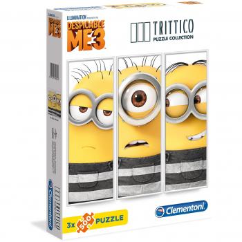 Puzzle Trittico Minions 3x500 Piezas