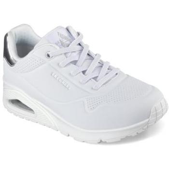 Zapatillas Skechers Uno Shimmer Away Blancas para Mujer