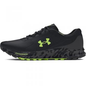 Zapatillas de running Under Armour Charged Bandit Trail 3 Storm Proof para hombre, color negro/antracita/verde neón, talla 45 EU