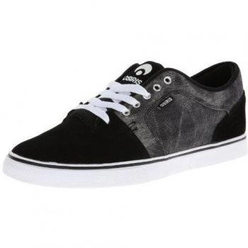 Osiris Decay - Zapatillas de skateboarding de cuero nobuck para hombre negro Noir