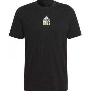 Camiseta de tenis adidas aeroready paris graphic black m