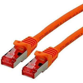 Cable de red Cat6 S/FTP (PiMF) 5 m Naranja LSOH
