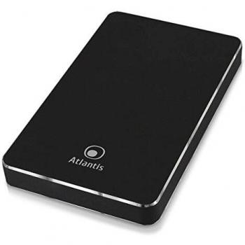 Atlantis DiskMaster 213CG - Caja Externa para Disco Duro, Color Gris Oscuro