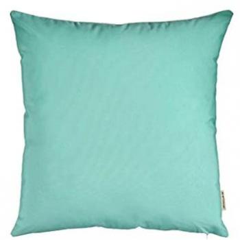 Funda de Cojín Turquesa de Poliéster (60 x 0,5 x 60 cm) - Pack de 12 Unidades