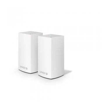 Linksys Velop AC2400 Sistema Wi-Fi en Malla para Todo el Hogar, Doble Banda, 2 Nodos Blancos (VLP0102)