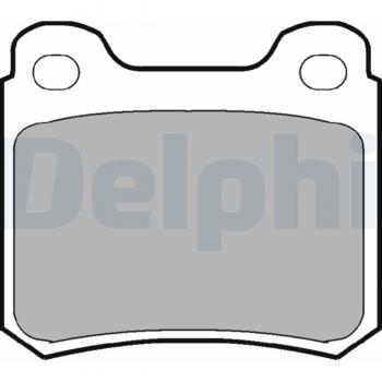 Juego de pastillas de freno DELPHI LP915, freno de disco trasero