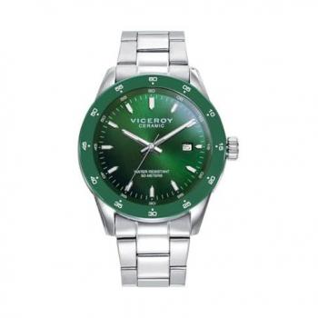 Reloj Viceroy Magnum Hombre Acero y Cerámica con Bisel Negro