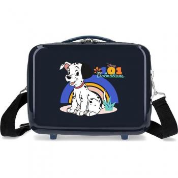 Disney Neceser Infantil ABS 101 Dalmatians Adaptable Marino 29x21x15cm con Capacidad de 9L