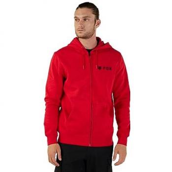 Sudadera con capucha con cremallera Fox Absolute - Rojo (M) y Gorra Flexfit Fox Absolute - Rojo Llama