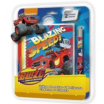 Blister libreta espiral boligrafo Blaze and the Monster Machines