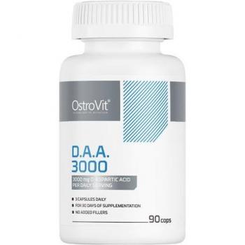 DAA 3000 mg 90 cápsulas - OstroVit | Suplemento para Ganar Músculo