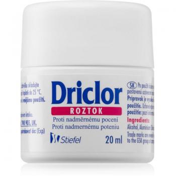 Driclor Solución Antitranspirante Roll-On 20 ml para el Control de la Sudoración Excessiva
