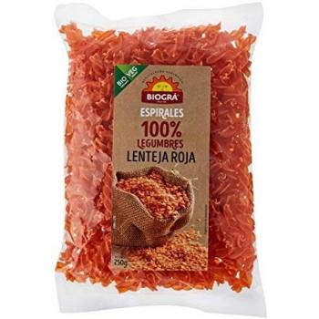 Biográ Espiral De Lentejas Rojas Biogra Bio Biográ, 250 g