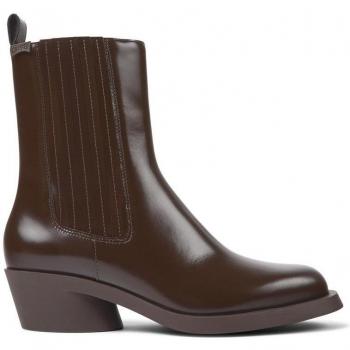 Camper Bonnie Women's Cowboy Boots - Brown Smooth Leather, Size 38/7.5