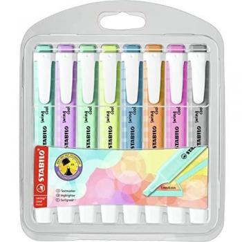 Marcador STABILO swing cool Pastel - Estuche con 8 colores