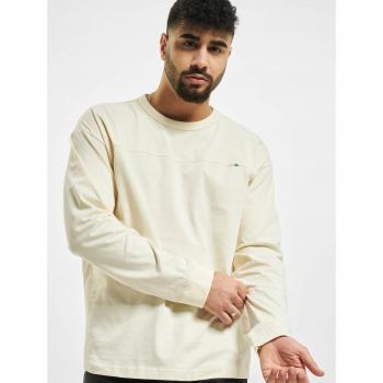 Camiseta de Manga Larga Oversized de Algodón Orgánico Urban Classics Blanca Arena