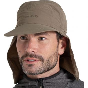 Gorra Craghoppers Nosilife Desert III Beige, protección contra insectos, tejido ligero y transpirable, diseño de secado rápido, ajuste cómodo