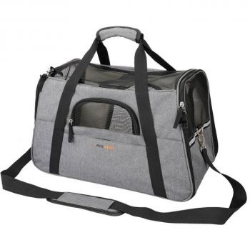 petshoney Bolsa de transporte & Perros caja para el transporte de perro & gato en avión, coche o en el Tren con suave acolchado Entretela para un viaje entspanntere con kleintieren 45 x 25 x 28 cm